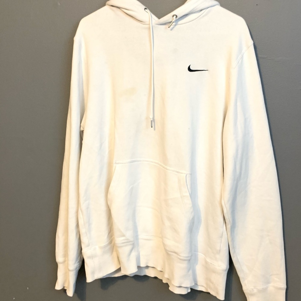 White Nike hoodie